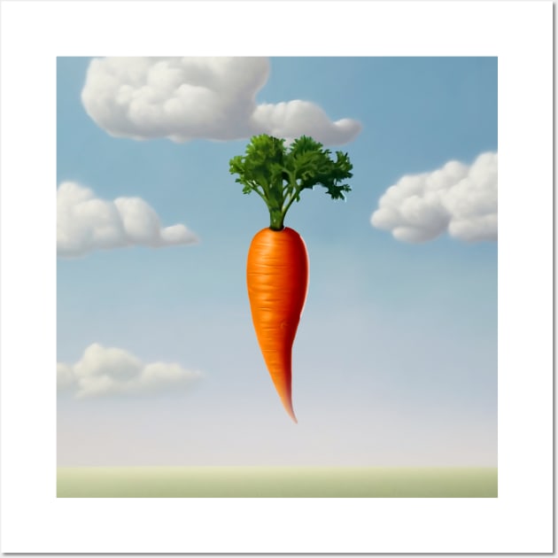 The Dangled Carrot: I Dwell in Possibility by Emily Dickinson Wall Art by Puff Sumo